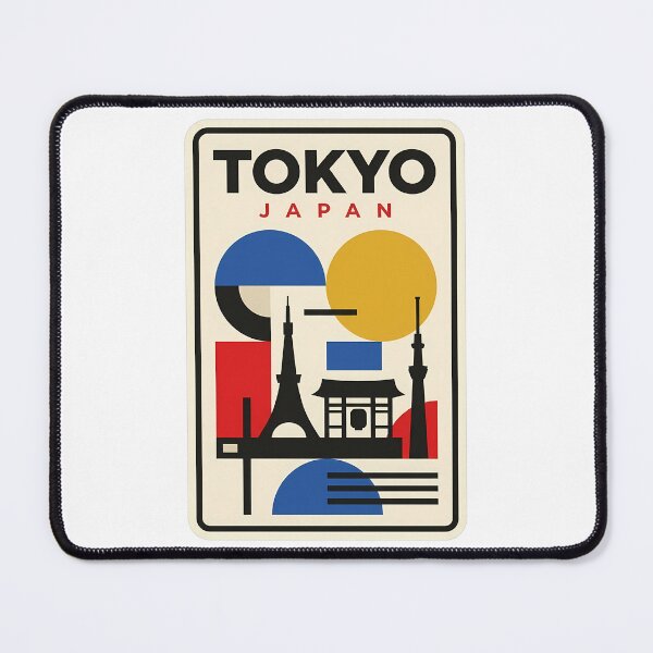 Item preview, Retro Tokyo Japan Minimalist Geometric Travel Poster designed and sold by k3rstman1.