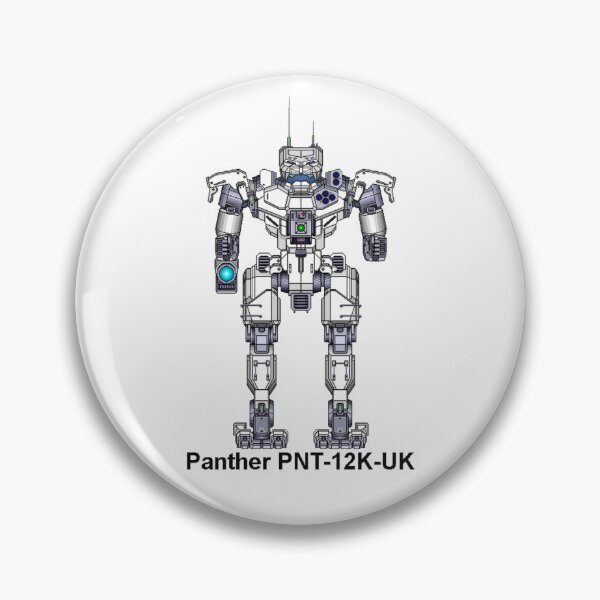 Item preview, Panther PNT-12K-UK (White) - Inner Sphere BattleMech designed and sold by DagleysDesigns.