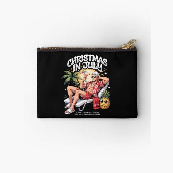 Item preview, Christmas In July – Funny Santa Beach Shirt Cute Summer Holiday Gift Forget Milk and Cookies V1  designed and sold by DarylWelsh2024.
