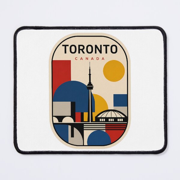 Item preview, Retro Toronto Canada Skyline Geometric Cityscape designed and sold by k3rstman1.