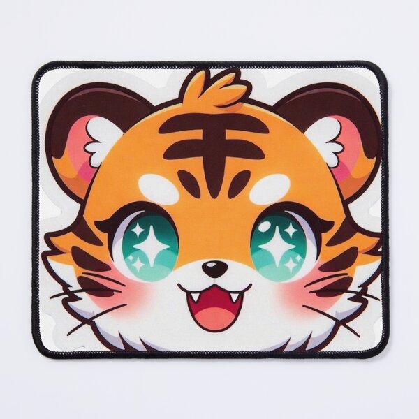 Item preview, Cute Tiger Sticker for Kids Toddler Baby Gift Nursery Animal Art NeoTigLuna designed and sold by NeoTigLuna.