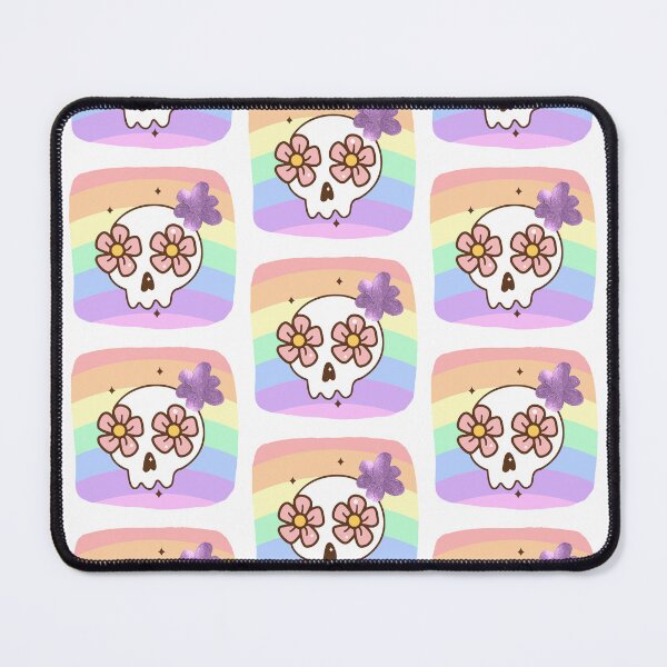 Item preview, Summerween Skull with Flowers designed and sold by WildWoodlandWitch.