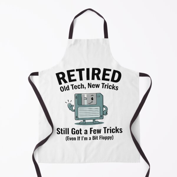 Item preview, Retired Old Tech New Tricks – Funny Floppy Disk Retro Tech designed and sold by JPees.