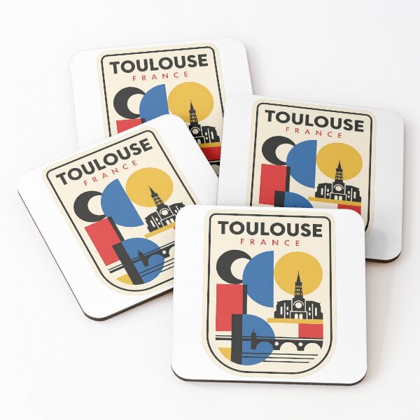 Item preview, Toulouse France Retro Bauhaus Travel Landmark designed and sold by k3rstman1.