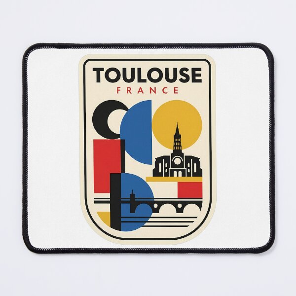 Item preview, Toulouse France Retro Bauhaus Travel Landmark designed and sold by k3rstman1.