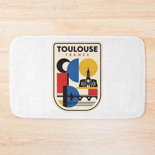 Item preview, Toulouse France Retro Bauhaus Travel Landmark designed and sold by k3rstman1.