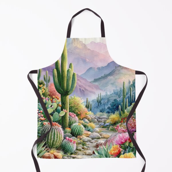 Artikelvorschau, Aquarell eines Saguaro-Kaktus | Südwestliche Wüstenlandschaft entworfen und verkauft von MargaretWiktor.