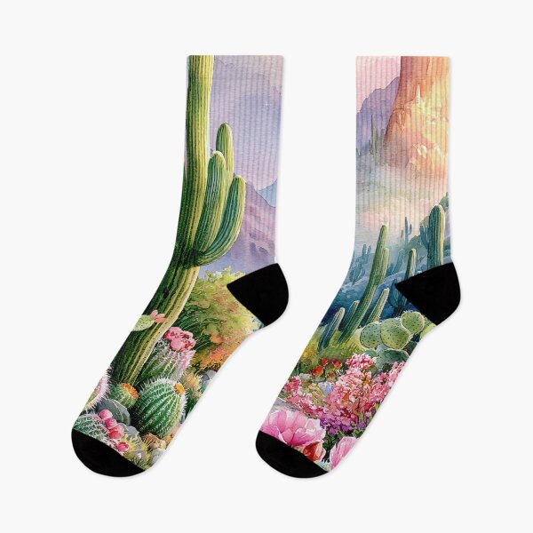 Item preview, Saguaro Cactus Watercolor | Southwestern Desert Landscape designed and sold by MargaretWiktor.