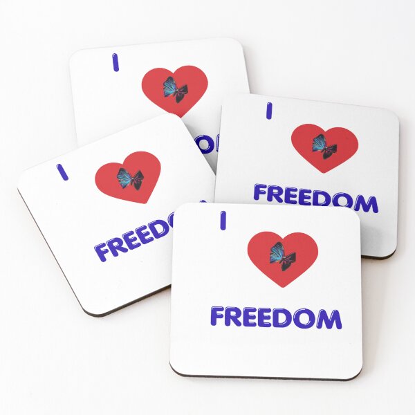 Item preview, I Love Freedom- Liberty and independence  designed and sold by SanjanaArtistic.