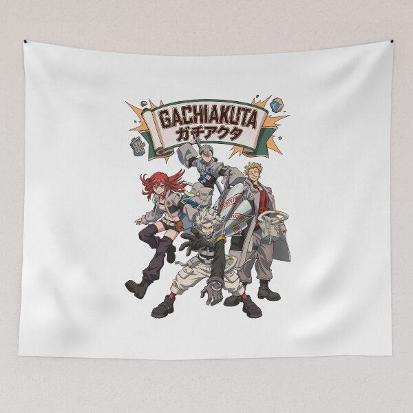 Item preview, Gachiakuta Classic Manga Scroll Logo Cast Design designed and sold by ConfidenceMan.