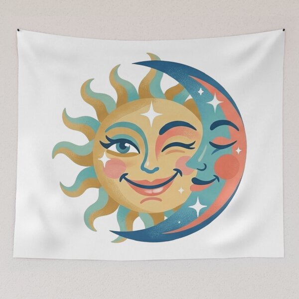 Item preview, SUN AND MOON designed and sold by REGALINGSHOP.