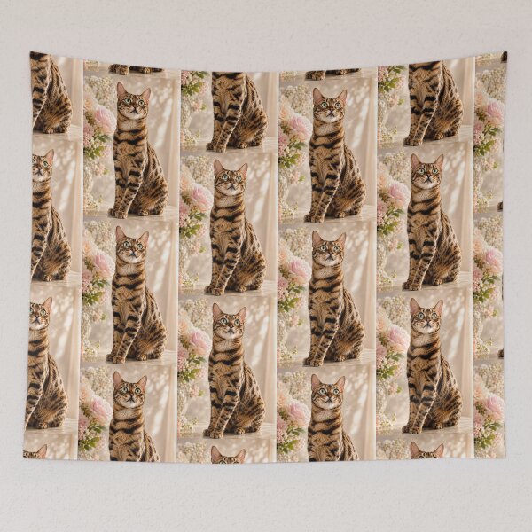 Item preview, Curious Bengal  designed and sold by Kimberly Palmer.