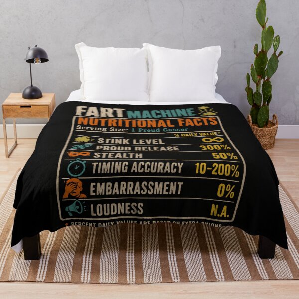 Item preview, Fart Machine Nutritional Facts Proud Gasser Humor Funny Gag Gift designed and sold by RetroMini2026.