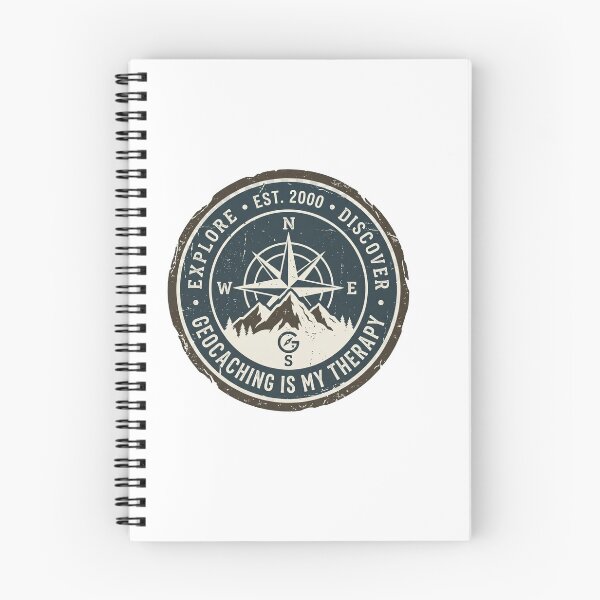 Item preview, Geocaching Is My Therapy Vintage Compass Adventure Design designed and sold by Pixel-||Nest.