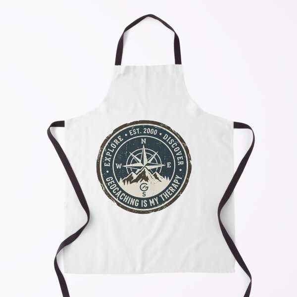 Item preview, Geocaching Is My Therapy Vintage Compass Adventure Design designed and sold by Pixel-||Nest.