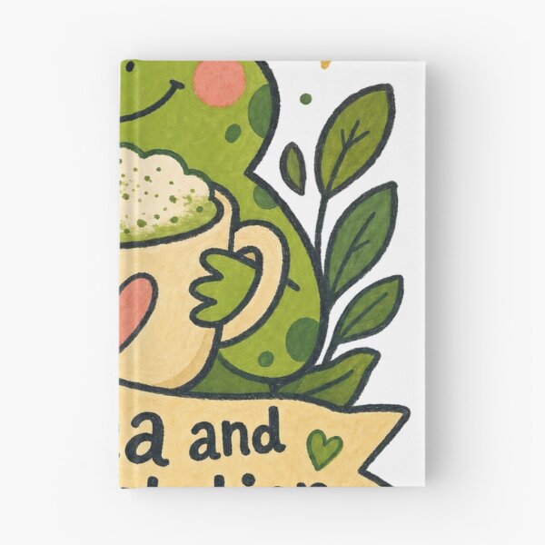 Item preview, Matcha and Manifestation Frog designed and sold by VisualArtsOasis.