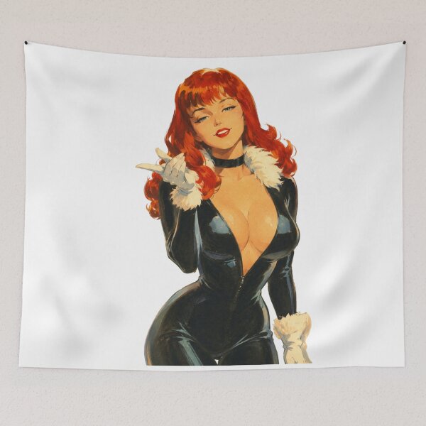 Item preview, Copy of Mystery Redhead Pinup – Retro Comic Heroine Vintage Art designed and sold by Cosplayvintage.