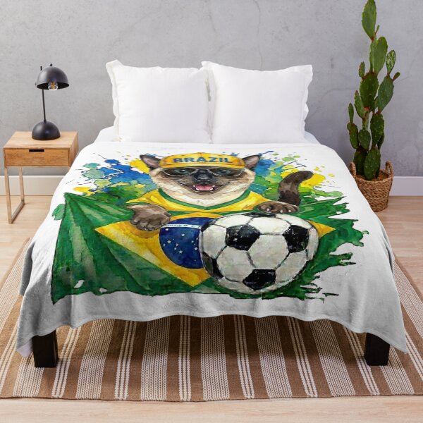 Item preview, Siamese cat World Cup Brazil Suppawter designed and sold by The Suppawters.