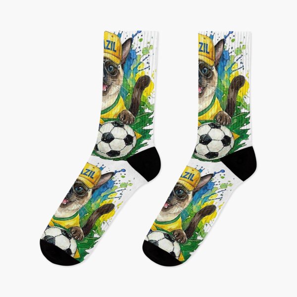 Item preview, Siamese cat World Cup Brazil Suppawter designed and sold by The Suppawters.