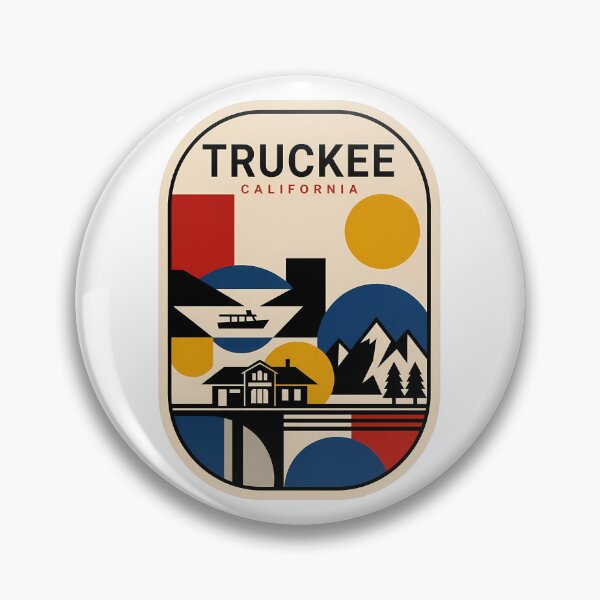 Item preview, Truckee California Mid Century Modern Mountain Scene designed and sold by k3rstman1.
