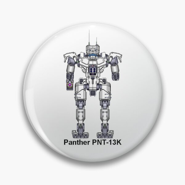 Item preview, Panther PNT-13K (White) - Inner Sphere BattleMech designed and sold by DagleysDesigns.