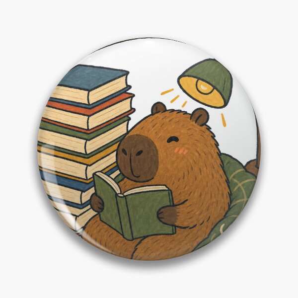 Item preview, Just One More Chapter Capybara designed and sold by VisualArtsOasis.