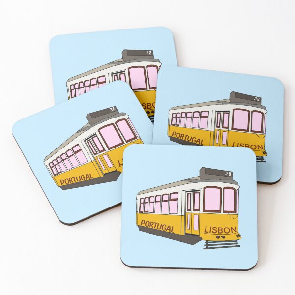 Item preview, Lisbon, Portugal Yellow Tram 28 designed and sold by The Touristy Tourists.