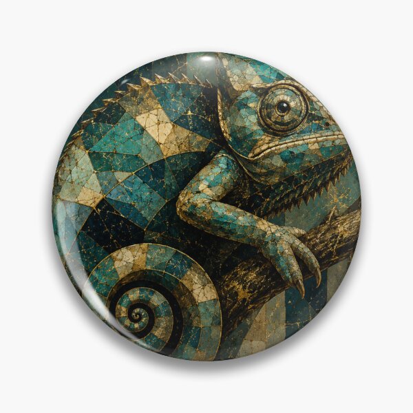 Item preview, Mosaic Chameleon designed and sold by SzuuSzuu.