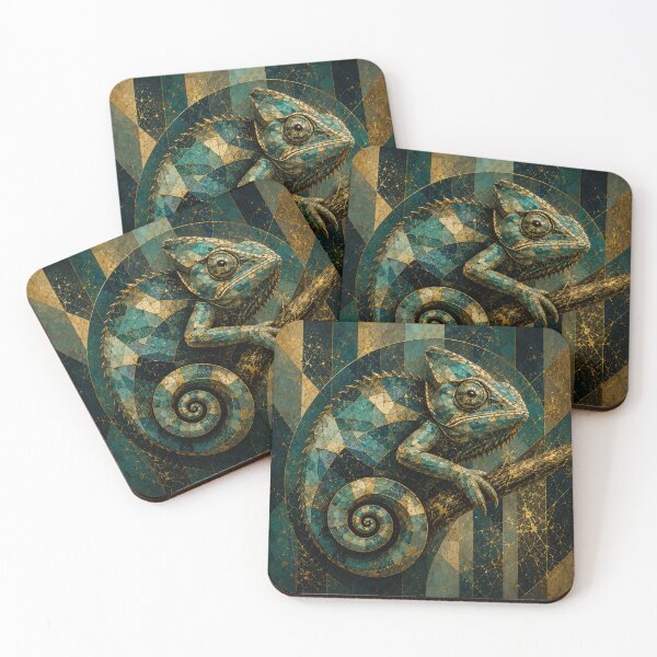 Item preview, Mosaic Chameleon designed and sold by SzuuSzuu.