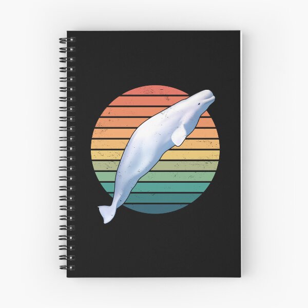 Item preview, Copy of Beluga Whale Retro Sunset designed and sold by NicGrayGraphic.