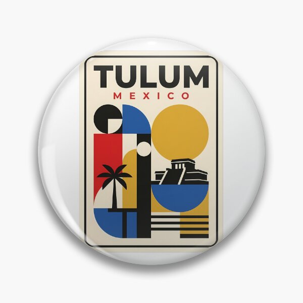 Item preview, Abstract Tulum Mexico Geometric Travel Souvenir designed and sold by k3rstman1.