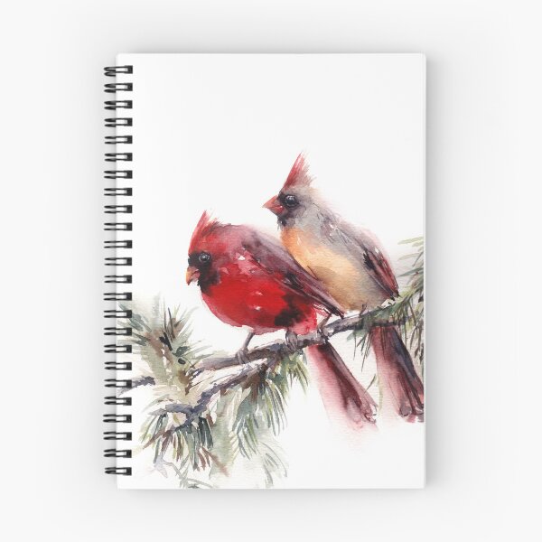 Item preview, Cardinals wateroclor painting designed and sold by CanotStop.