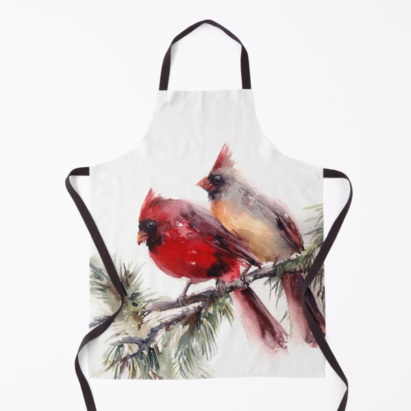 Item preview, Cardinals wateroclor painting designed and sold by CanotStop.