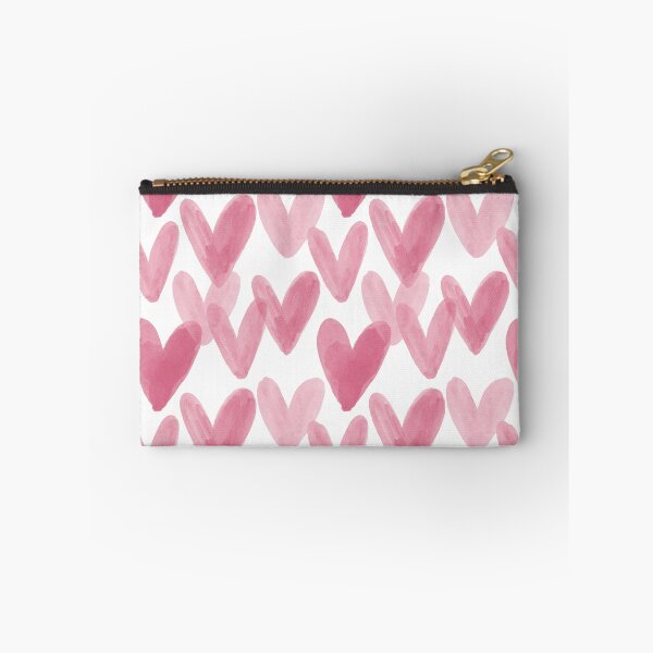Item preview, Pink Watercolor Hearts Pattern designed and sold by Zaya_art.