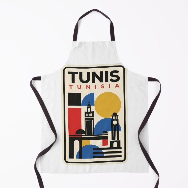 Item preview, Vintage Tunis Tunisia Skyline Geometric Travel Theme designed and sold by k3rstman1.