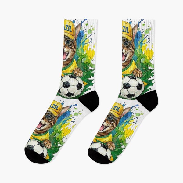 Item preview, Brazilian shorthair cat World Cup Brazil Suppawter designed and sold by The Suppawters.