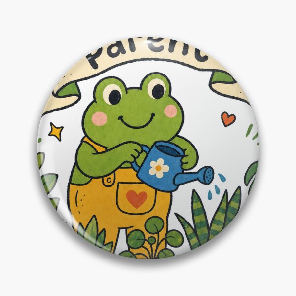 Item preview, Crazy Plant Parent Frog designed and sold by VisualArtsOasis.