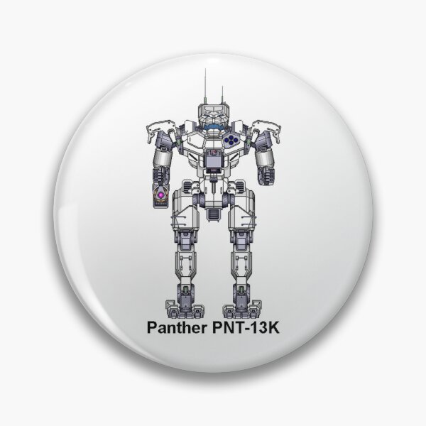 Item preview, Panther PNT-13K (Alternative) (White) - Inner Sphere BattleMech designed and sold by DagleysDesigns.