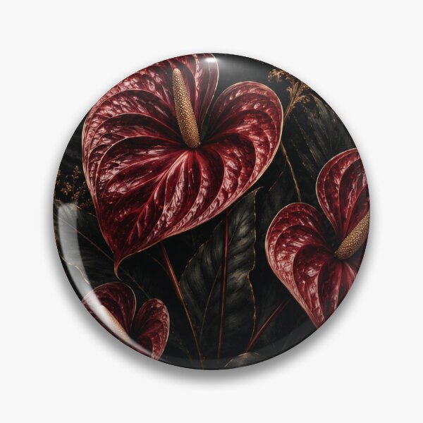 Item preview, Dark Red Anthurium Botanical designed and sold by Siti Hoiriyah.
