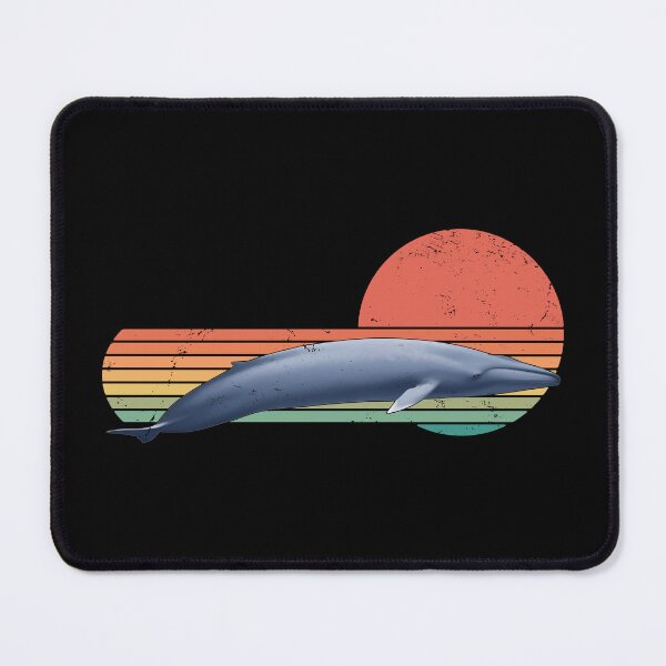 Item preview, Blue Whale Retro Sunset designed and sold by NicGrayGraphic.