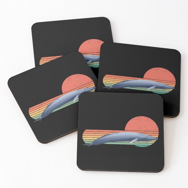 Artikelvorschau, Blauwal Retro Sunset entworfen und verkauft von NicGrayGraphic.