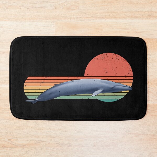 Artikelvorschau, Blauwal Retro Sunset entworfen und verkauft von NicGrayGraphic.