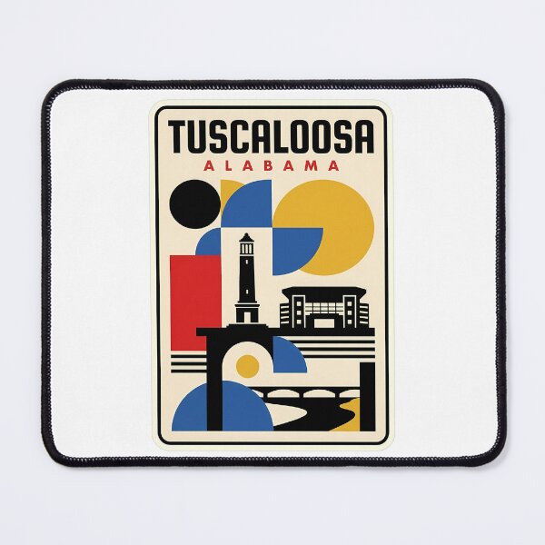 Item preview, Tuscaloosa Alabama Retro Geometric Landmark Graphic designed and sold by k3rstman1.