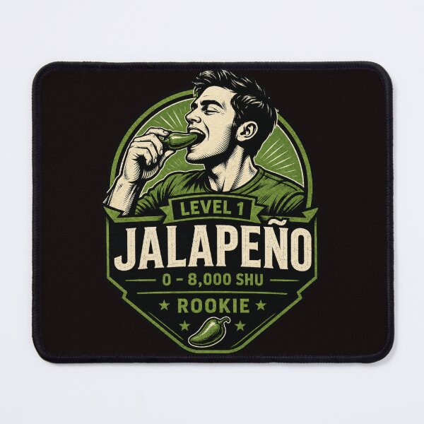 Item preview, Jalapeño Heat Level Badge – Level I Rookie | Chili Pepper Challenge Patch designed and sold by Tadeusz1.