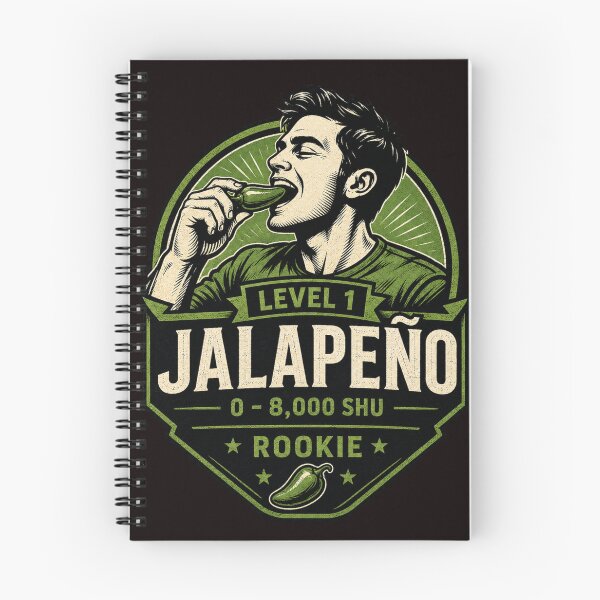 Item preview, Jalapeño Heat Level Badge – Level I Rookie | Chili Pepper Challenge Patch designed and sold by Tadeusz1.