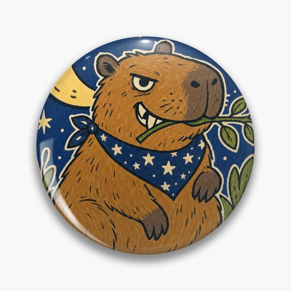 Item preview, Feral After Midnight Capybara designed and sold by VisualArtsOasis.