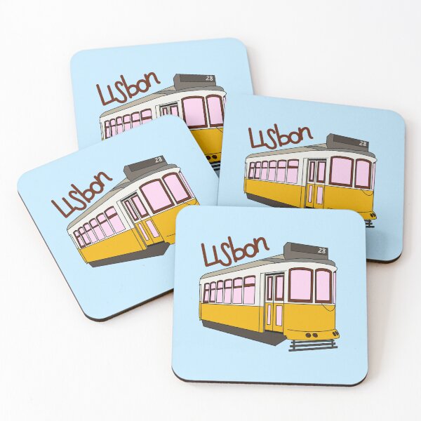 Item preview, Lisbon, Portugal Yellow Tram 28 designed and sold by The Touristy Tourists.