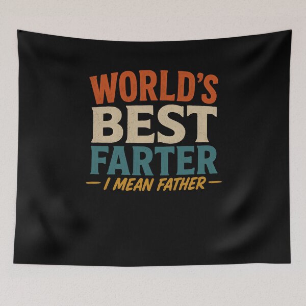 Item preview, World's Best Farter - I Mean Father Funny Dad Gift Father's Day Humor designed and sold by RetroMini2026.