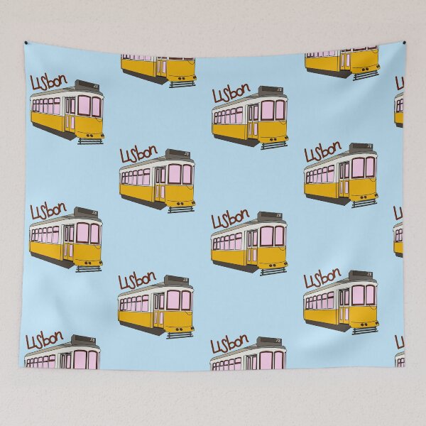 Item preview, Lisbon, Portugal Yellow Tram 28 designed and sold by The Touristy Tourists.