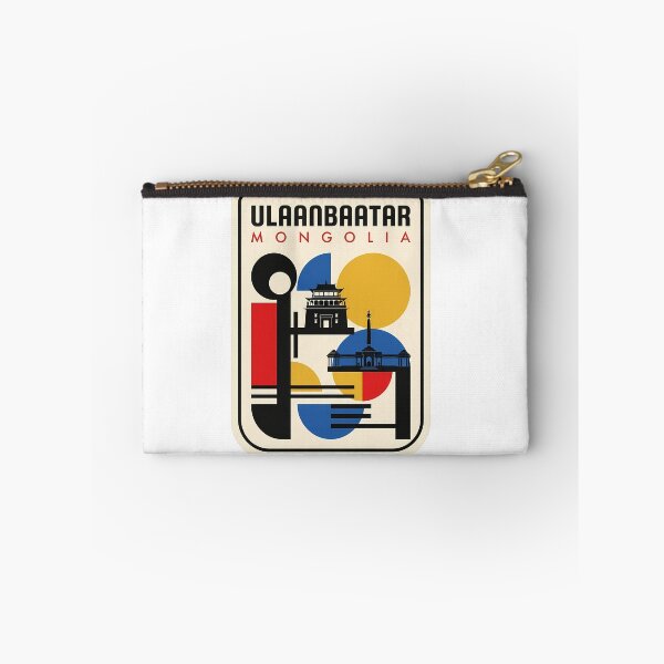 Item preview, Retro Ulaanbaatar Mongolia Geometric Travel Landmark designed and sold by k3rstman1.